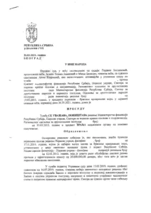 Poništena tužba i privremena mera